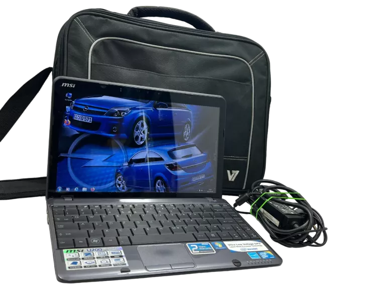 LAPTOP MSI MSIU200-PC INTEL CORE 2 SOLO U 3500 4GB RAM WIN 7