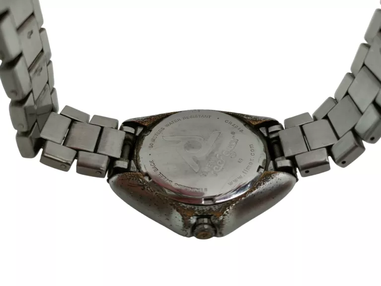 ZEGAREK TIMEX REEF GEAR CR2016 SREBRNY Z NIEBIESKO BIAŁĄ TARCZĄ