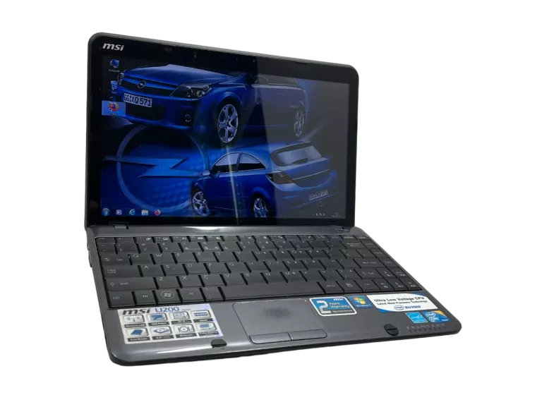 LAPTOP MSI MSIU200-PC INTEL CORE 2 SOLO U 3500 4GB RAM WIN 7