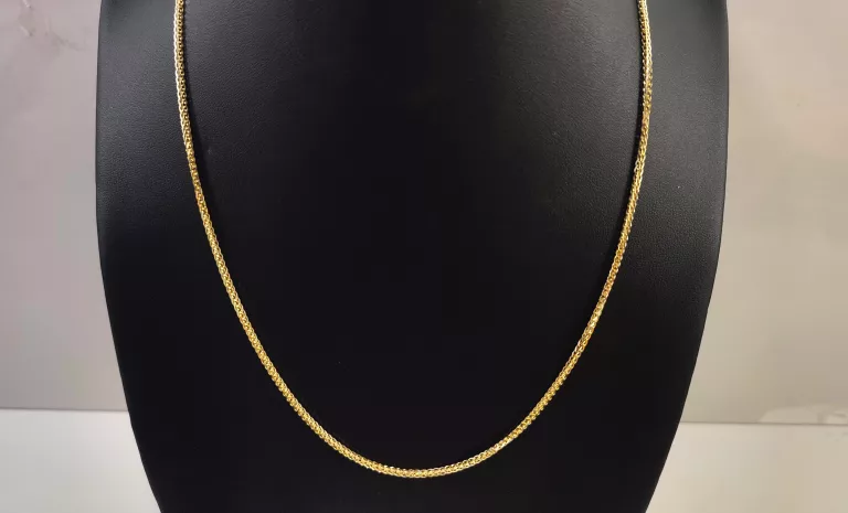 NIENOSZONY ZŁOTY ŁAŃCUSZEK LISI OGON 585 6,37G 50CM