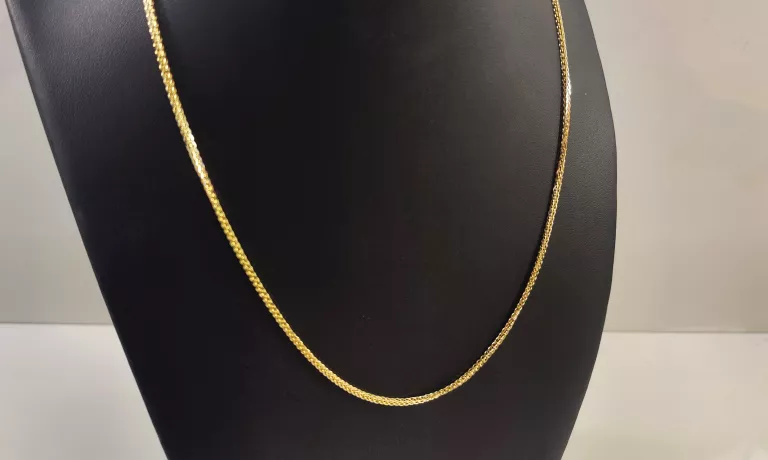 NIENOSZONY ZŁOTY ŁAŃCUSZEK LISI OGON 585 6,37G 50CM