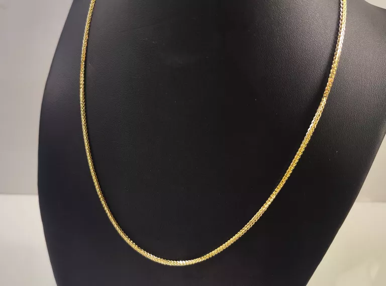 NIENOSZONY ZŁOTY ŁAŃCUSZEK LISI OGON 585 6,37G 50CM