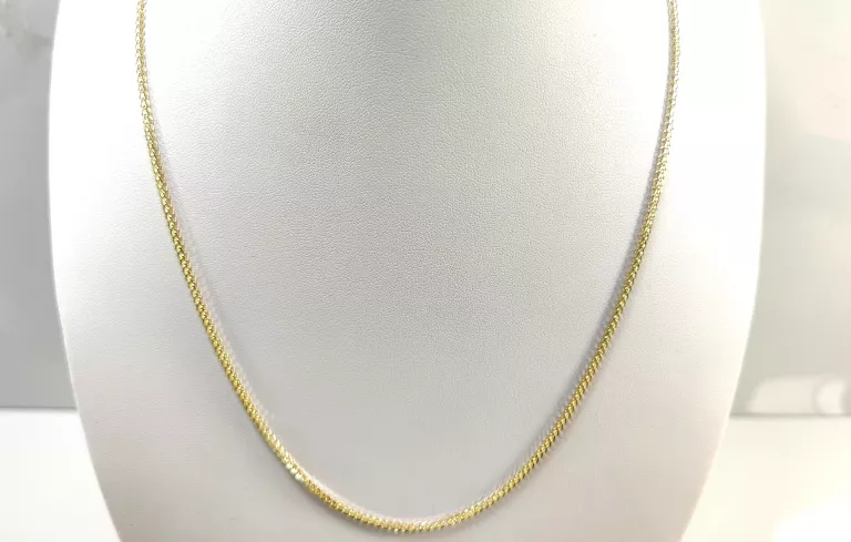NIENOSZONY ZŁOTY ŁAŃCUSZEK LISI OGON 585 6,37G 50CM