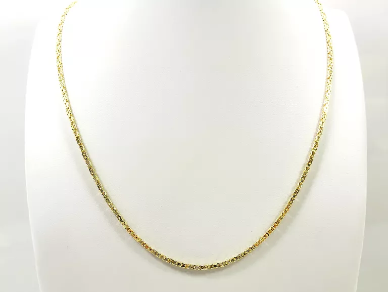NIENOSZONY ZŁOTY ŁAŃCUCH SPLOT KRÓLEWSKI 585 17,79G 55CM
