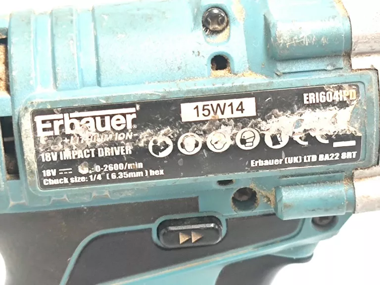 ZAKRĘTARKA ERBAUER ERI604IPD + 2X AKU + ŁADOWARKA ZESTAW