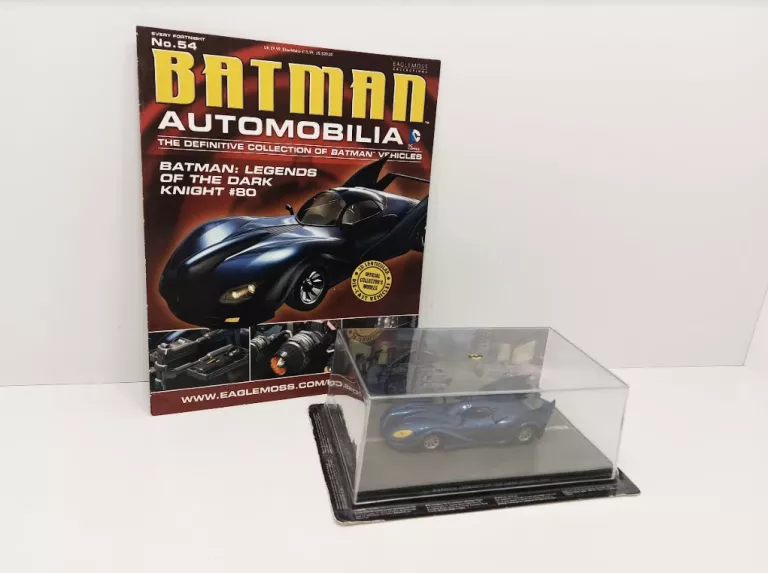 FIGURKA KOLEKCJONERSKA POJAZD " BATMAN " + GAZETKA NO.54