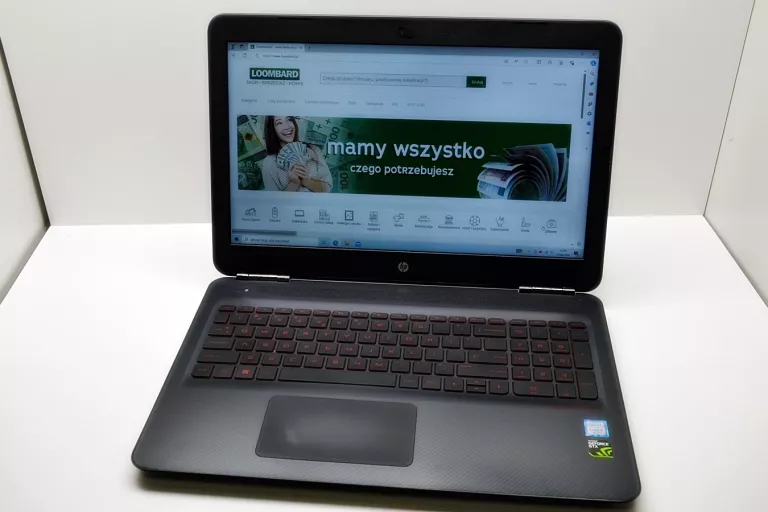 LAPTOP HP OMEN 15-AX200NW 8GB RAM / I5-7300 / GEFORCE GTX 1050