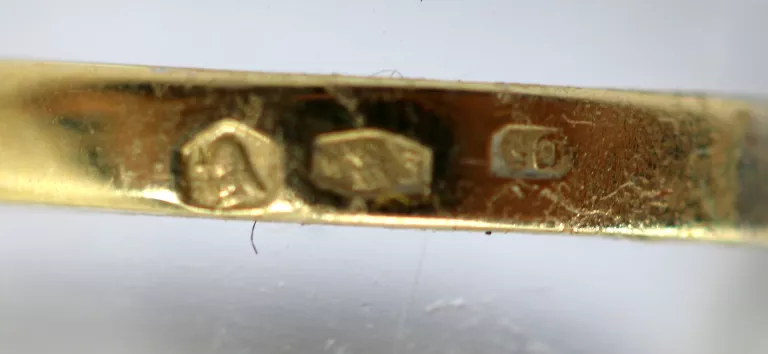 ZŁOTY PIERŚCIONEK Z BRYLANTEM 0,10CT 585 ROZMIAR 13 CERTYFIKAT