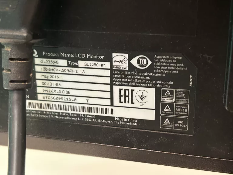 MONITOR LED BENQ GL-2250-B DVI VGA
