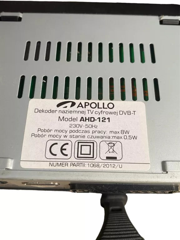 DEKODER APOLLO AHD 121 POLECAMY!