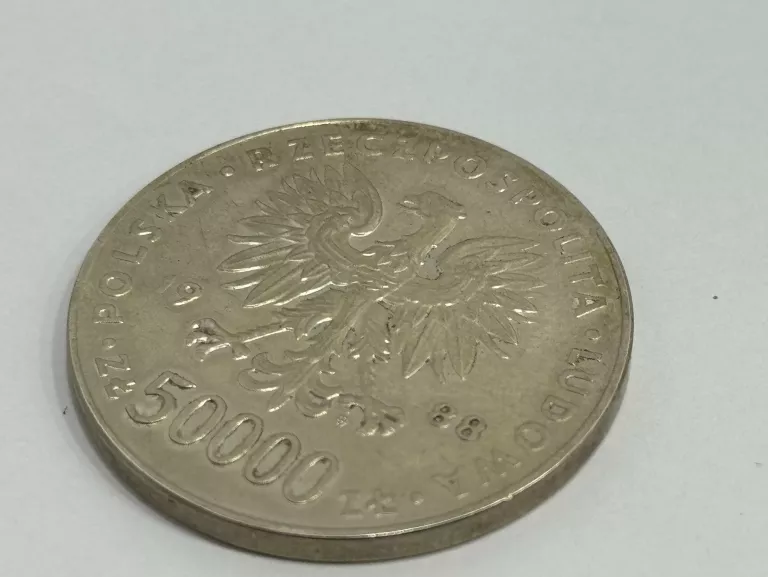 DWIE MONETY 50000 ZŁ PIŁSUDSKI