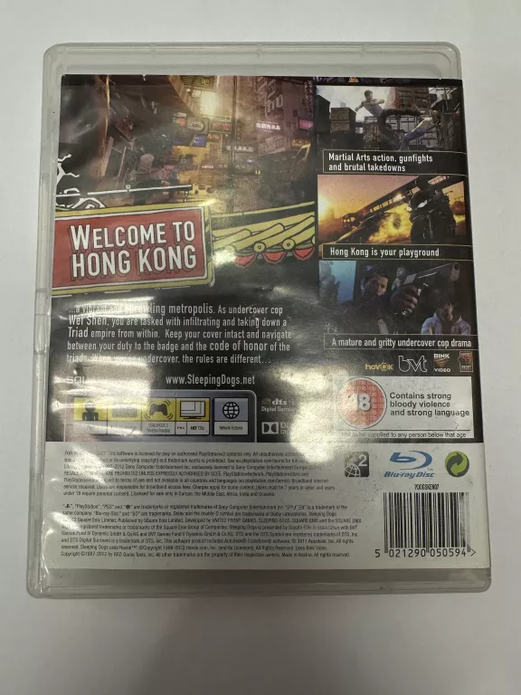 GRA NA PS3 SLEEPING DOGS