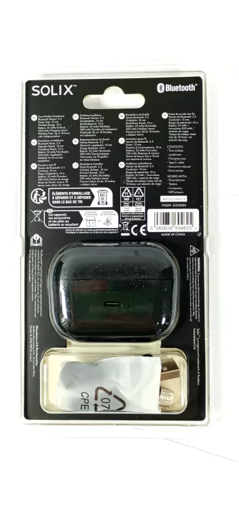 SŁUCHAWKI TWS BLUETOOTH SOLIX