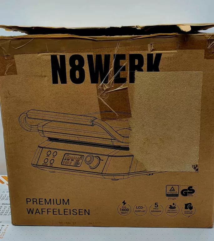 GOFROWNICA PROFESJONALNA N8 WERK 1600 WATT LCD PREMIUM