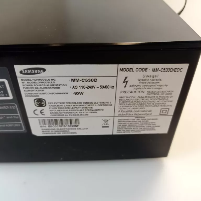 WIEŻA SAMSUNG MM-C530D