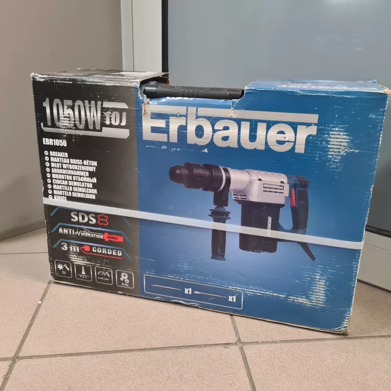 MŁOT WYBURZENIOWY ERBAUER EBR1050 1050 W SDS MAX 10J