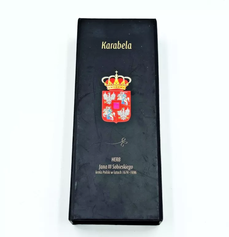 KARABELA SZABLA JAN III SOBIESKI REPLIKA MINIATURA SKALA 1:10