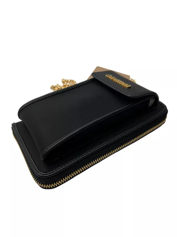 PORTFEL NA ŁAŃCUSZKU LOVE MOSCHINO CZARNY / Z METKĄ