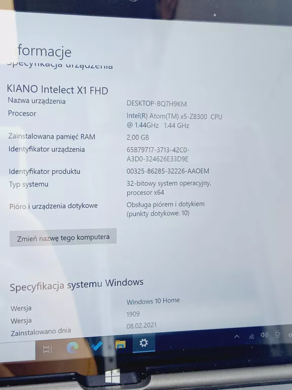 TABLET KIANO INTELECT X1 10,1" 2 GB / 32 GB