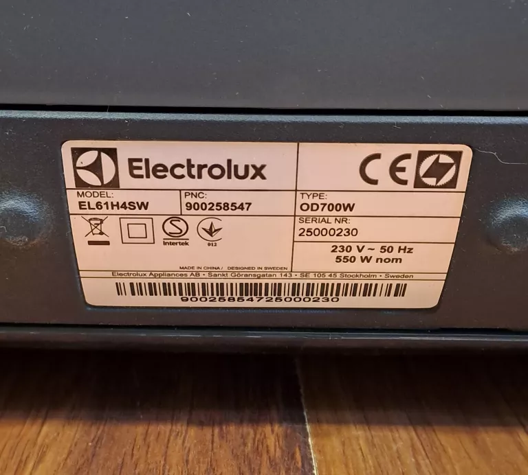 ODKURZACZ ELECTROLUX EL61H4SW KOMPLET
