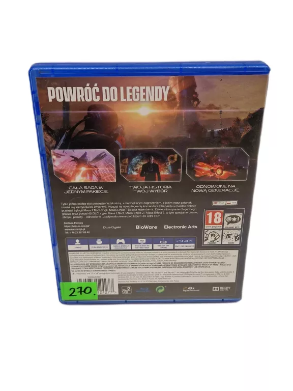 MASS EFFECT EDYCJA LEGENDARNA PL | PLAYSTATION 4 OPIS