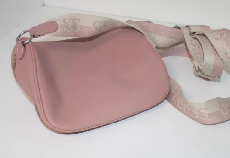 torebka-guees-rozowa-biodrowa-stan-uzywany