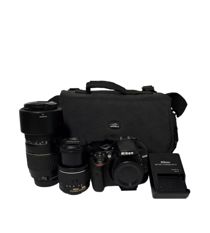 APARAT NIKON D3400 + 2 OBIEKTYWY !