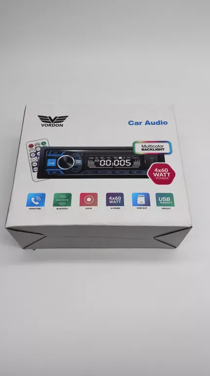 RADIO SAMOCHODOWE VORDON HT-199 MULTICOLOUR BLUETOOTH USB SD