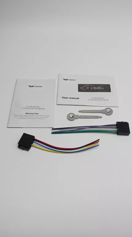 RADIO SAMOCHODOWE VORDON HT-199 MULTICOLOUR BLUETOOTH USB SD