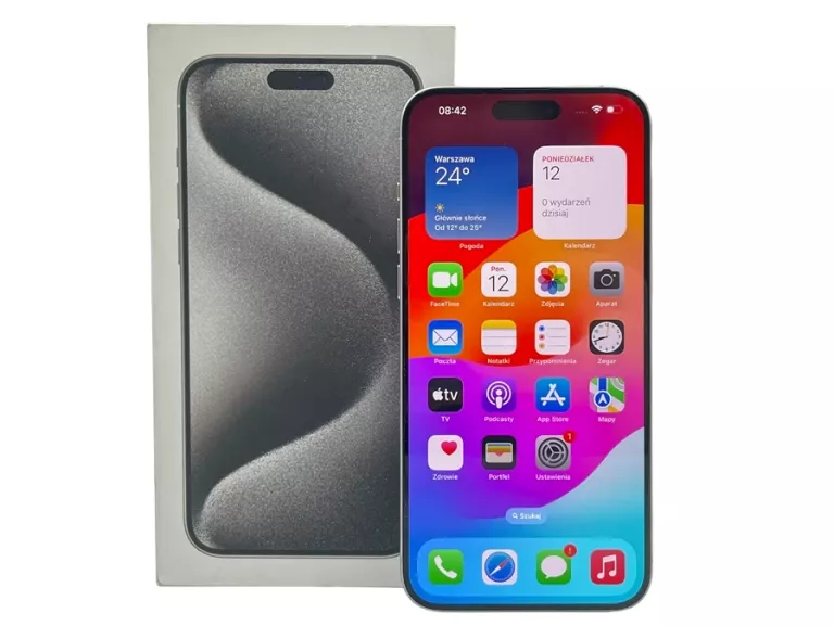 TELEFON APPLE IPHONE 15 PRO MAX 8/256GB 6.7" 100% BATERIA GW!