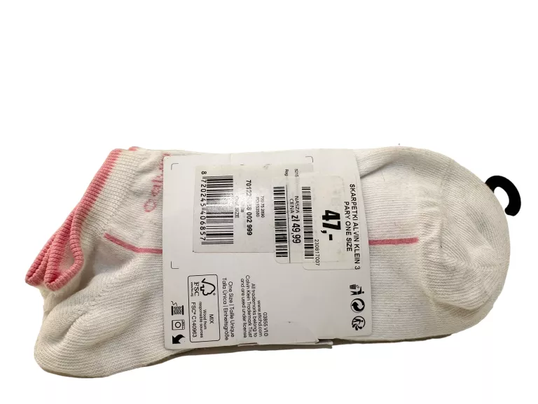 SKARPETKI CALVIN KLEIN 3 PARY ONE SIZE
