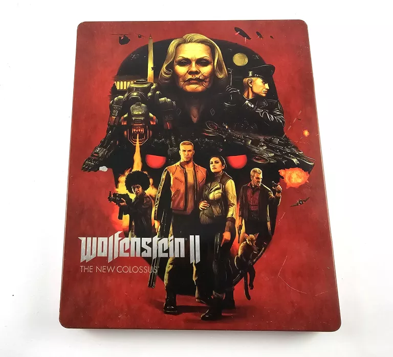 GRA PS4 WOLFENSTEIN 2 NEW COLOSSUS STEELBOOK