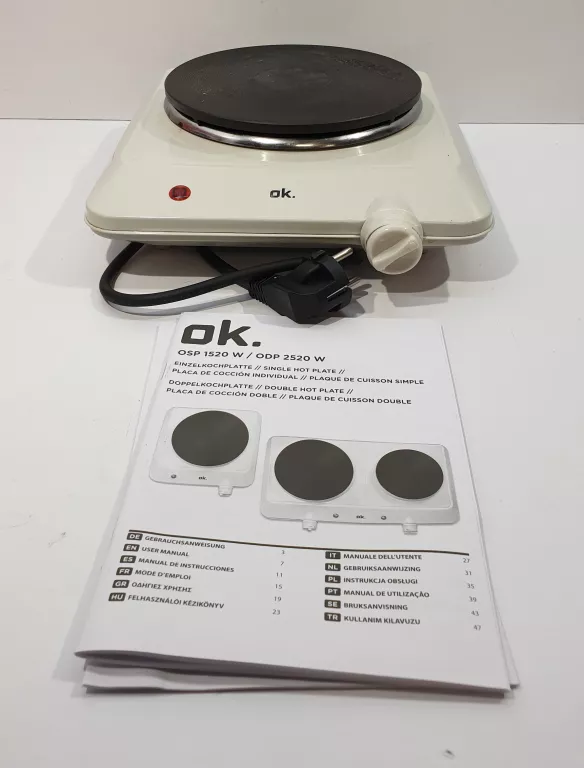 PŁYTA OK OSP 1520 JEDEN PALNIK