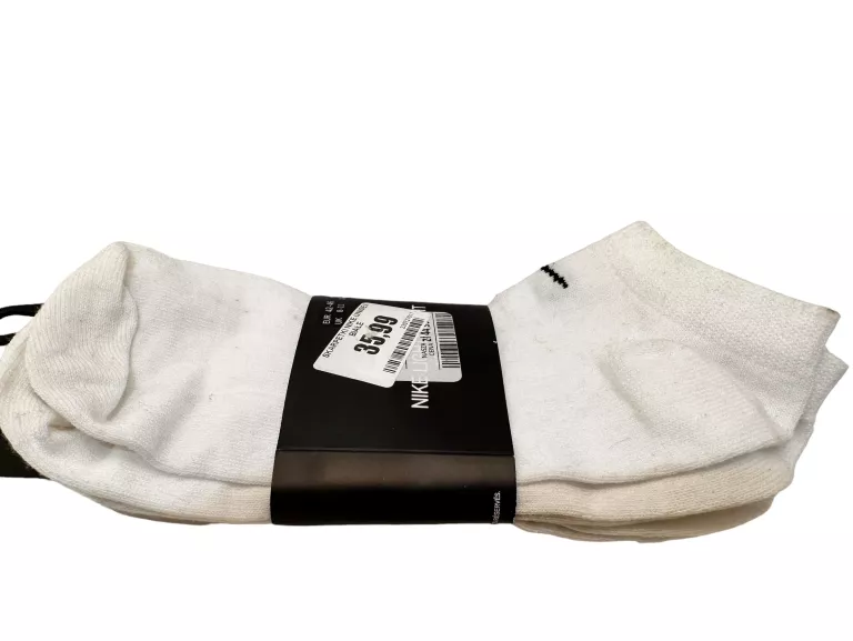 SKARPETKI NIKE UNISEX BIAŁE