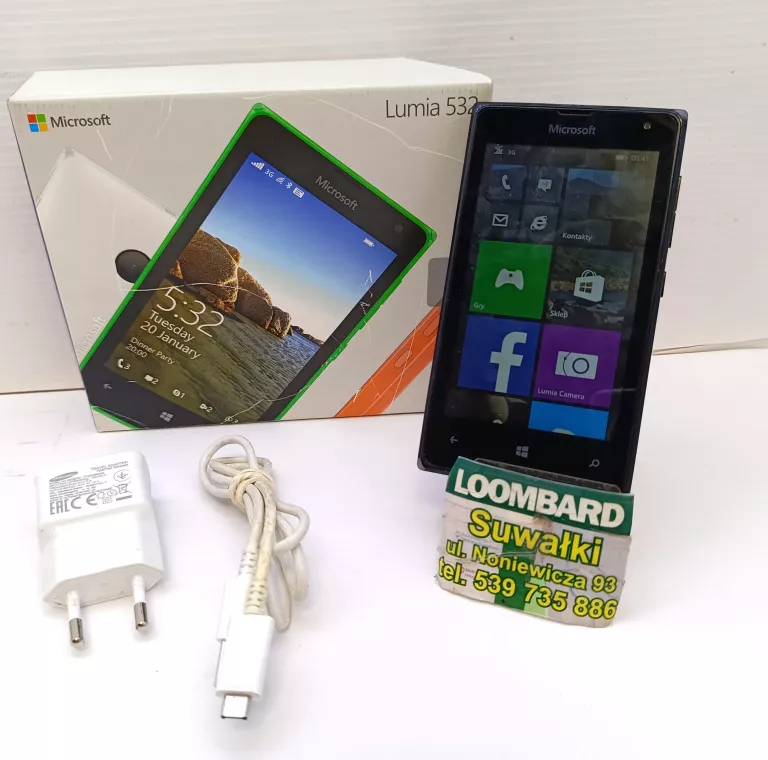 TELEFON MICROSOFT LUMIA 532 KOMPLET
