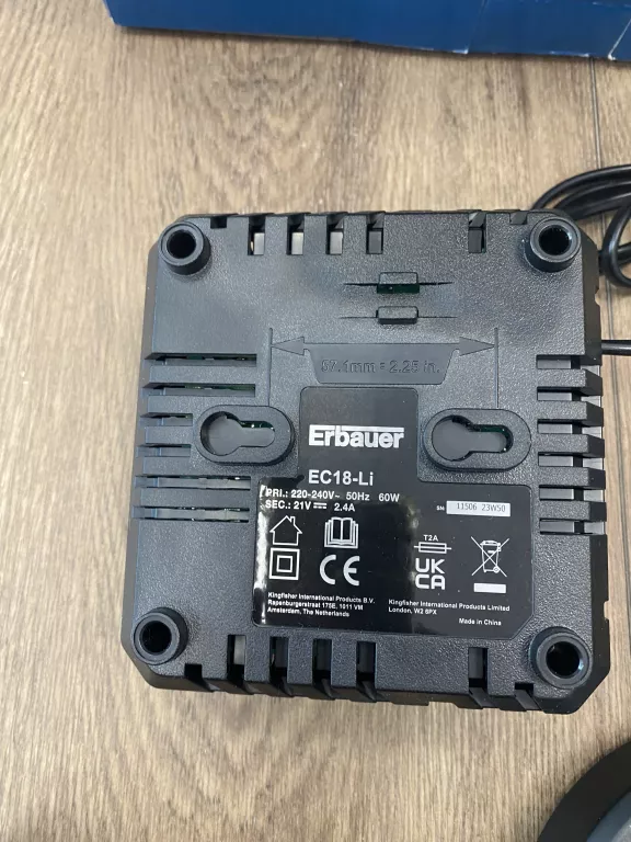 ZESTAW WIERTARKO-WKRĘTARKA + SZLIFIERKA KĄTOWA ERBAUER 18 V KOMPLET!