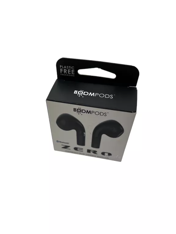 SŁUCHAWKI BLUETOOTH BOOMPODS ZERO BUDS / CZARNE / POWYSTAWOWE!