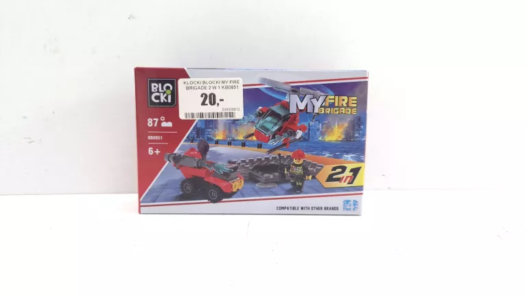 KLOCKI BLOCKI – MY FIRE BRIGADE 2 W 1 KB0851
