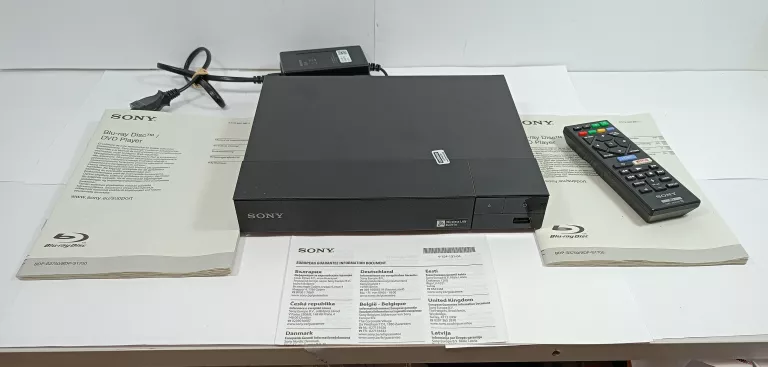 ODTWARZACZ BLU-RAY SONY BDP-S3700 WIFI USB + ZASILACZ+ PILOT