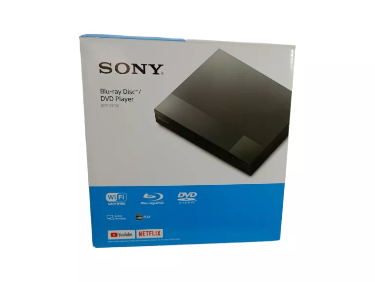 ODTWARZACZ BLU-RAY SONY BDP-S3700 WIFI USB + ZASILACZ+ PILOT