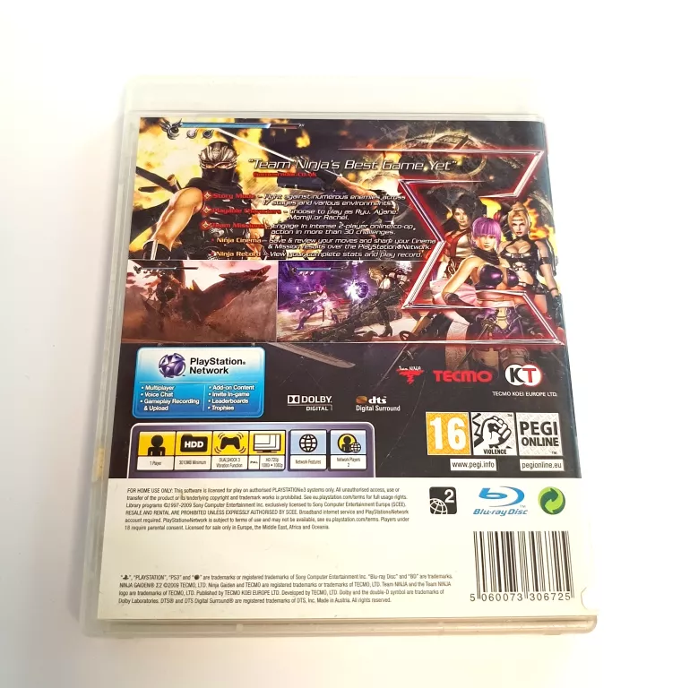 NINJA GAIDEN 2 PS3