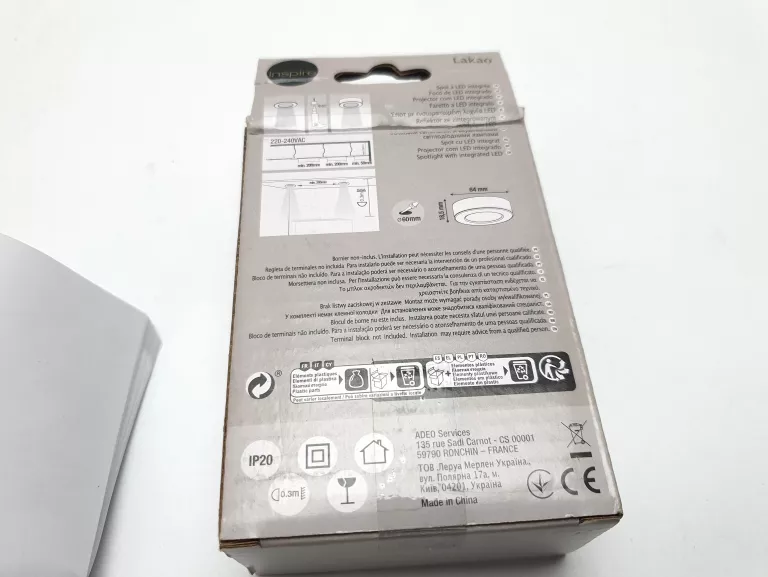 OSWIETLENIE PODSZAFKOWE LAKAO INSPIRE IP20 6,4 CM 2.5W