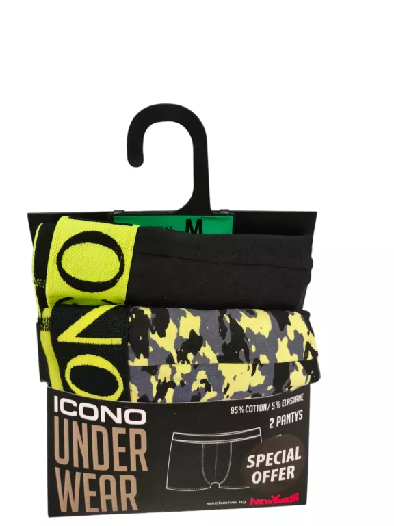 BOKSERKI NEW YORKER ICONO UNDER WEAR M 2-PACK