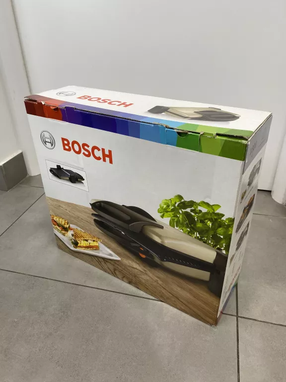 TRADYCYJNY GRILL ELEKTRYCZNY BOSCH TFB3302V SREBRNY/SZARY 1800 W