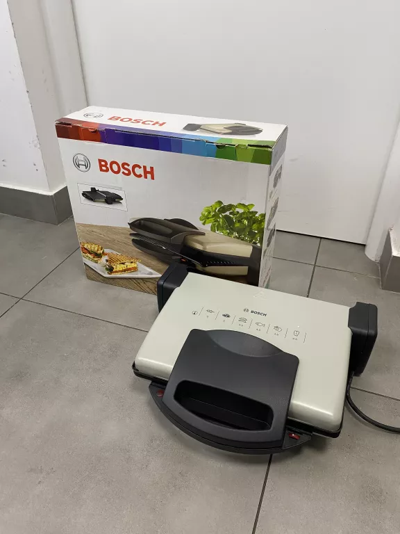 TRADYCYJNY GRILL ELEKTRYCZNY BOSCH TFB3302V SREBRNY/SZARY 1800 W