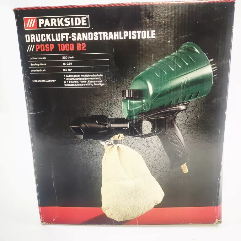 PARKSIDE PDSP 1000 B2 PISTOLET DO PIASKOWANIA