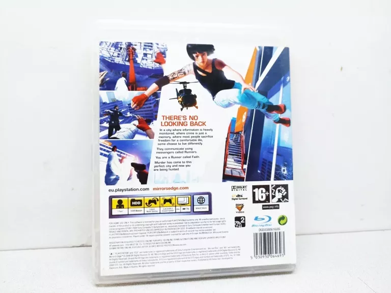 GRA PS3 MIRRORS EDGE GOLD AWARD