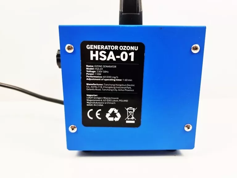 GENERATOR OZONU (OZONATOR) RENEW FORCE HSA-01