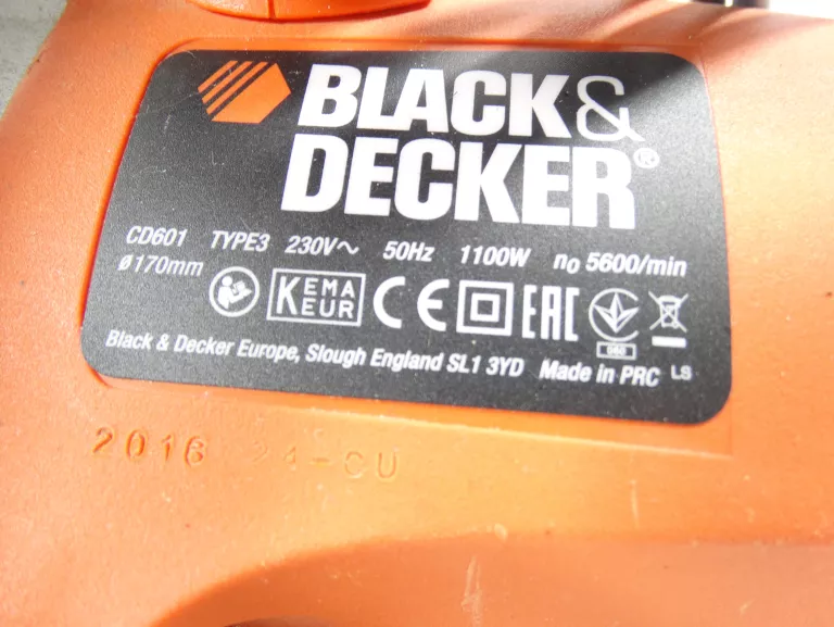 PILARKA TARCZOWA BLACK DECKER CD601