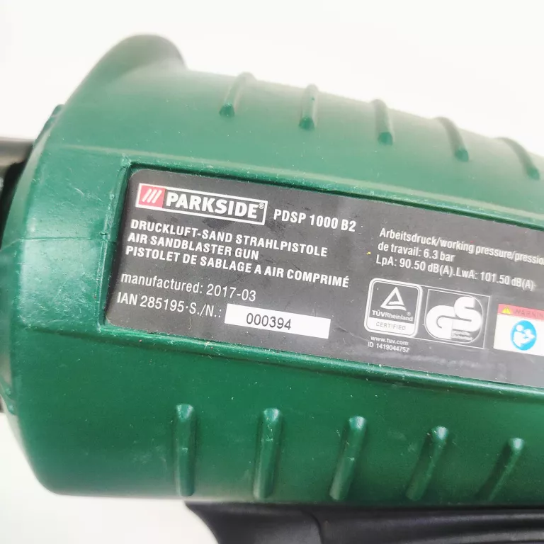 PARKSIDE PDSP 1000 B2 PISTOLET DO PIASKOWANIA